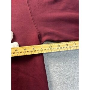 Crewneck Sweatshirt Mens Medium Maroon Chenille Ridge Graphic Pullover Arrive